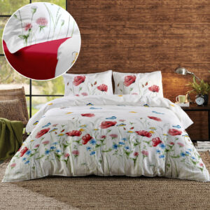 Lenjerie pat Renforce desen Summer Shades 01 Lollipop