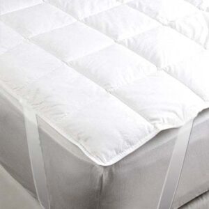 Husa matlasata Renforce din bumbac alb