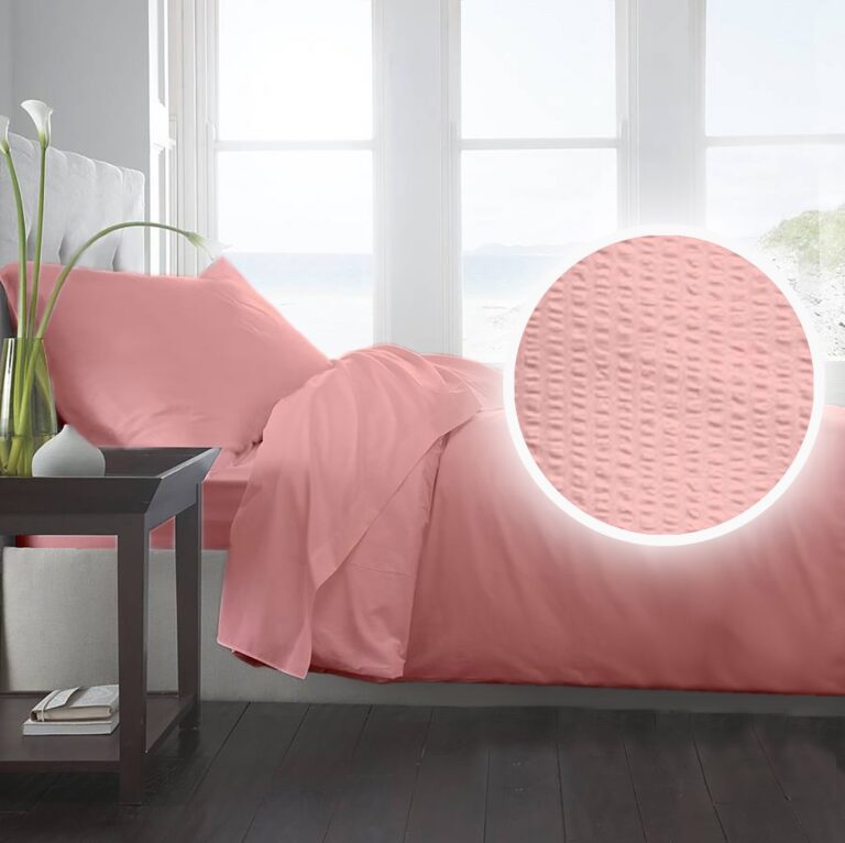 Lenjerie pat Crepe uni Crab