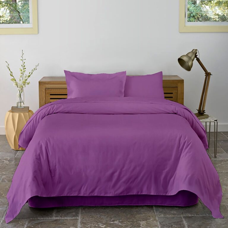 Lenjerie pat Renforce Iris Orchid