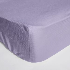 Cearceaf pat cu elastic Crepe Lila