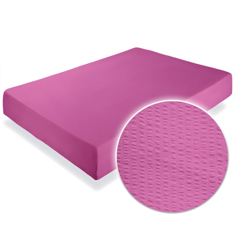 Cearceaf pat cu elastic Crepe Rosebloom