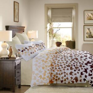 Lenjerie pat Renforce model Loving Matisse v.2+Vanilla