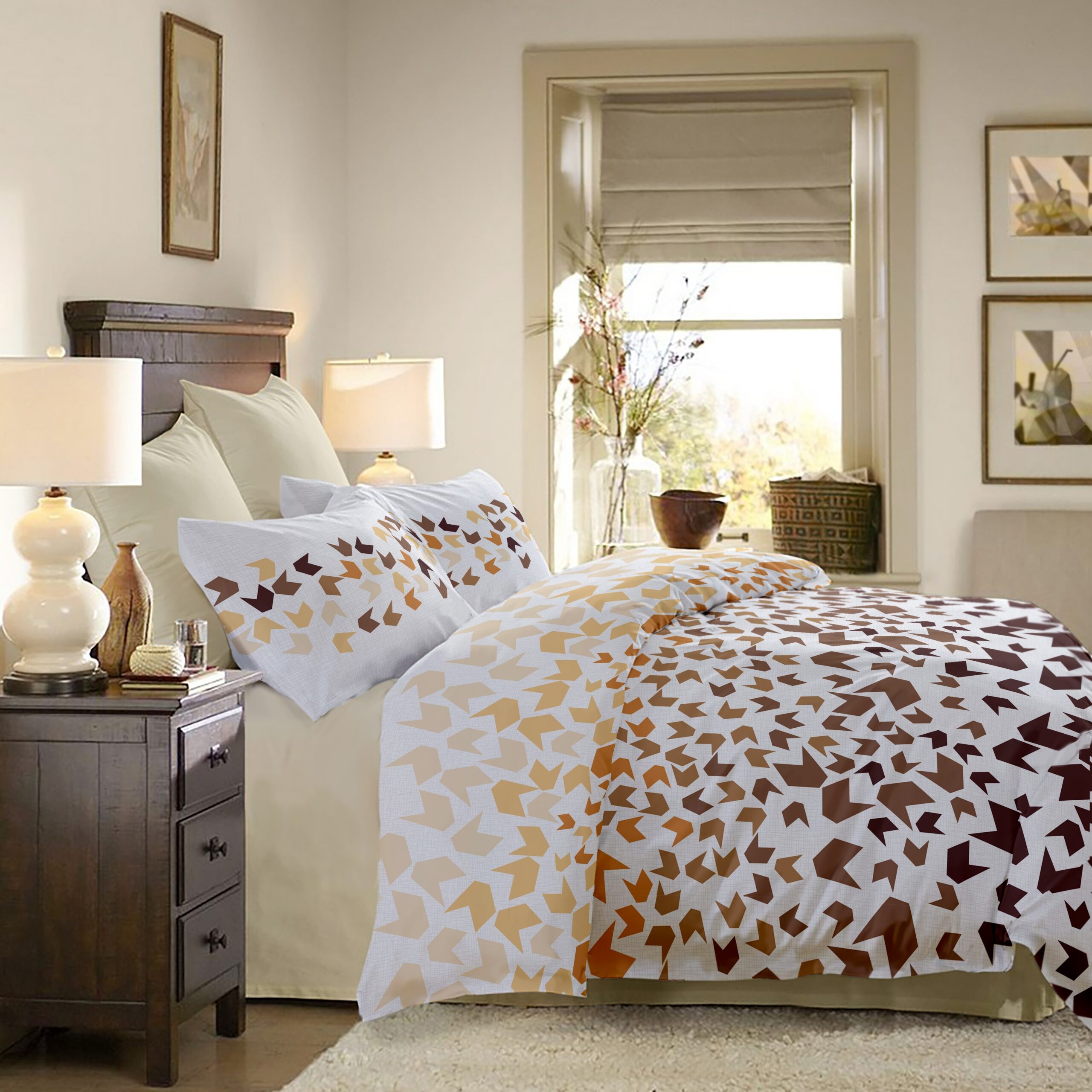 Lenjerie pat Renforce model Loving Matisse v.2+Vanilla Lenjerie pat Renforce model Loving Matisse v.2+Vanilla