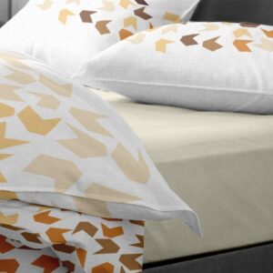 Lenjerie pat Renforce model Loving Matisse v.2+Vanilla