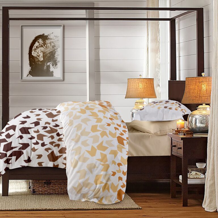 Lenjerie pat Renforce model Loving Matisse v.2+Honey Peach