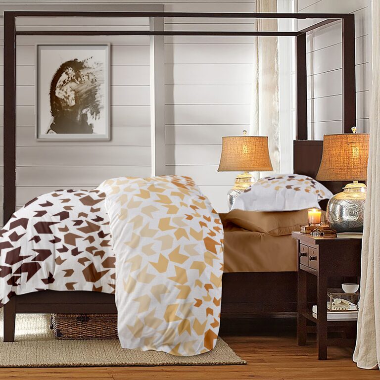 Lenjerie pat Renforce 100% bumbac, model Loving Matisse v.2+Butterum