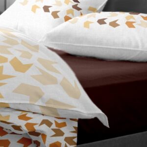 Lenjerie pat Renforce model Loving Matisse v.2+Moka