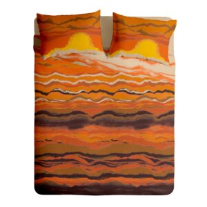 Lenjerie pat Renforce SUNSET