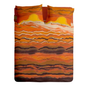 Lenjerie pat Renforce SUNSET