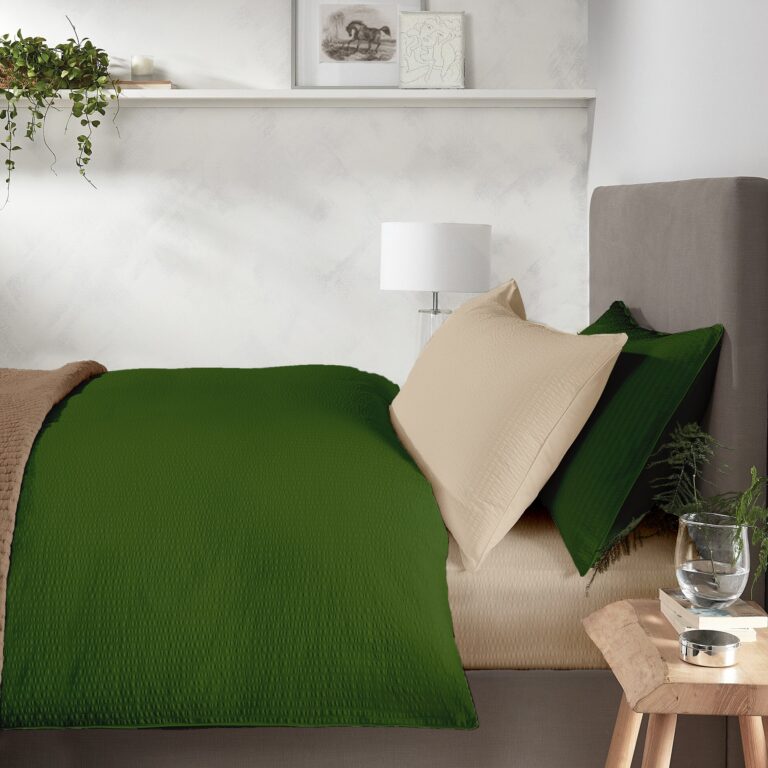 Lenjerie pat Crepe uni Honey Peach+Foerst