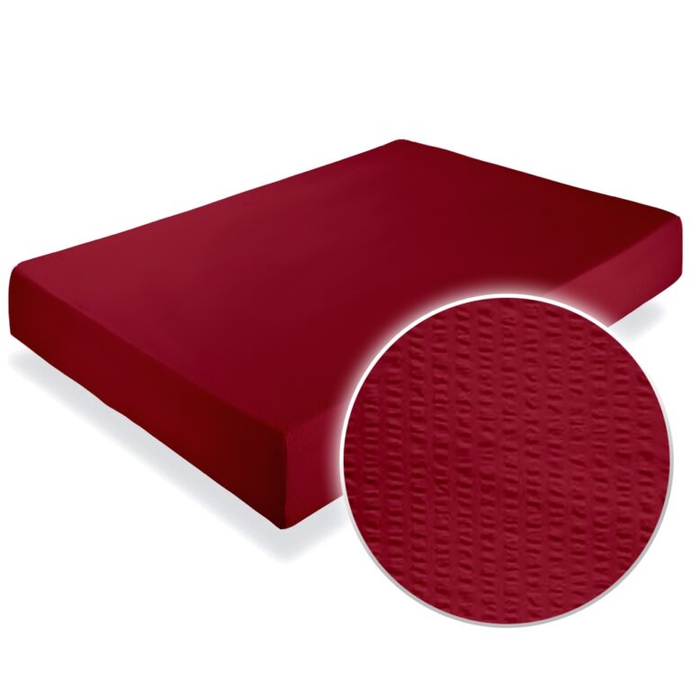 Cearceaf pat cu elastic Crepe Chilli Peper