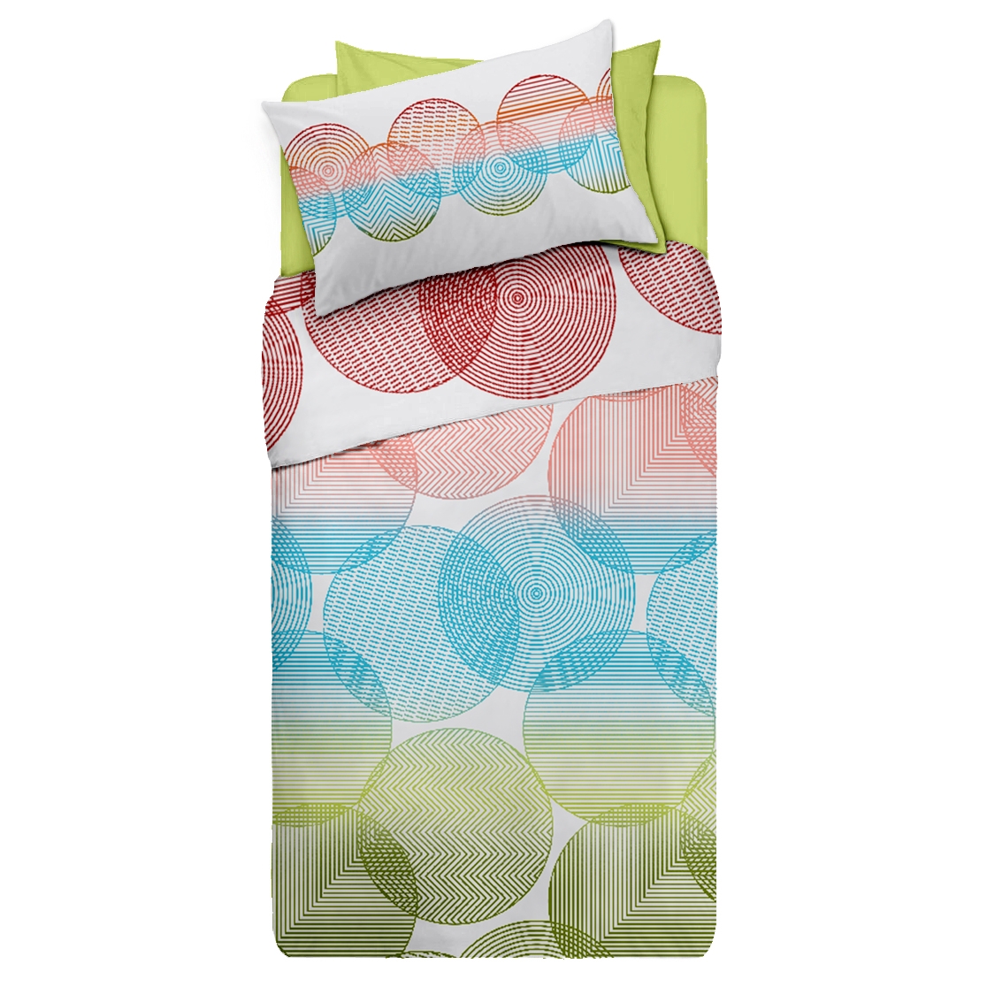 Lenjerie pat Renforce desen NIRVANA V1+unicolor Lenjerie pat Renforce desen NIRVANA V1+unicolor