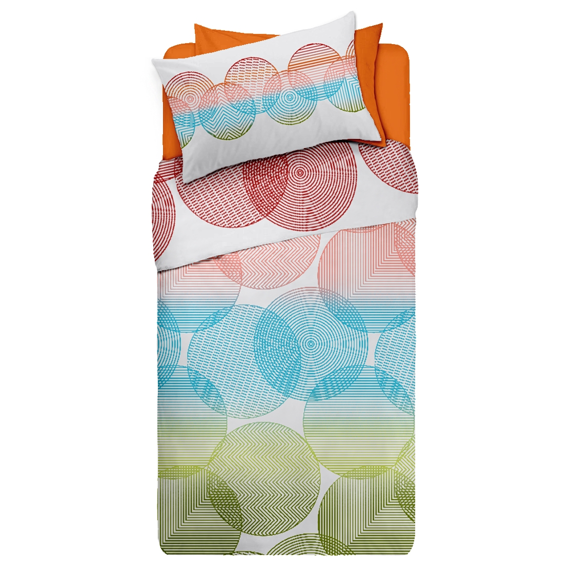 Lenjerie pat Renforce desen NIRVANA V1+unicolor Lenjerie pat Renforce desen NIRVANA V1+unicolor