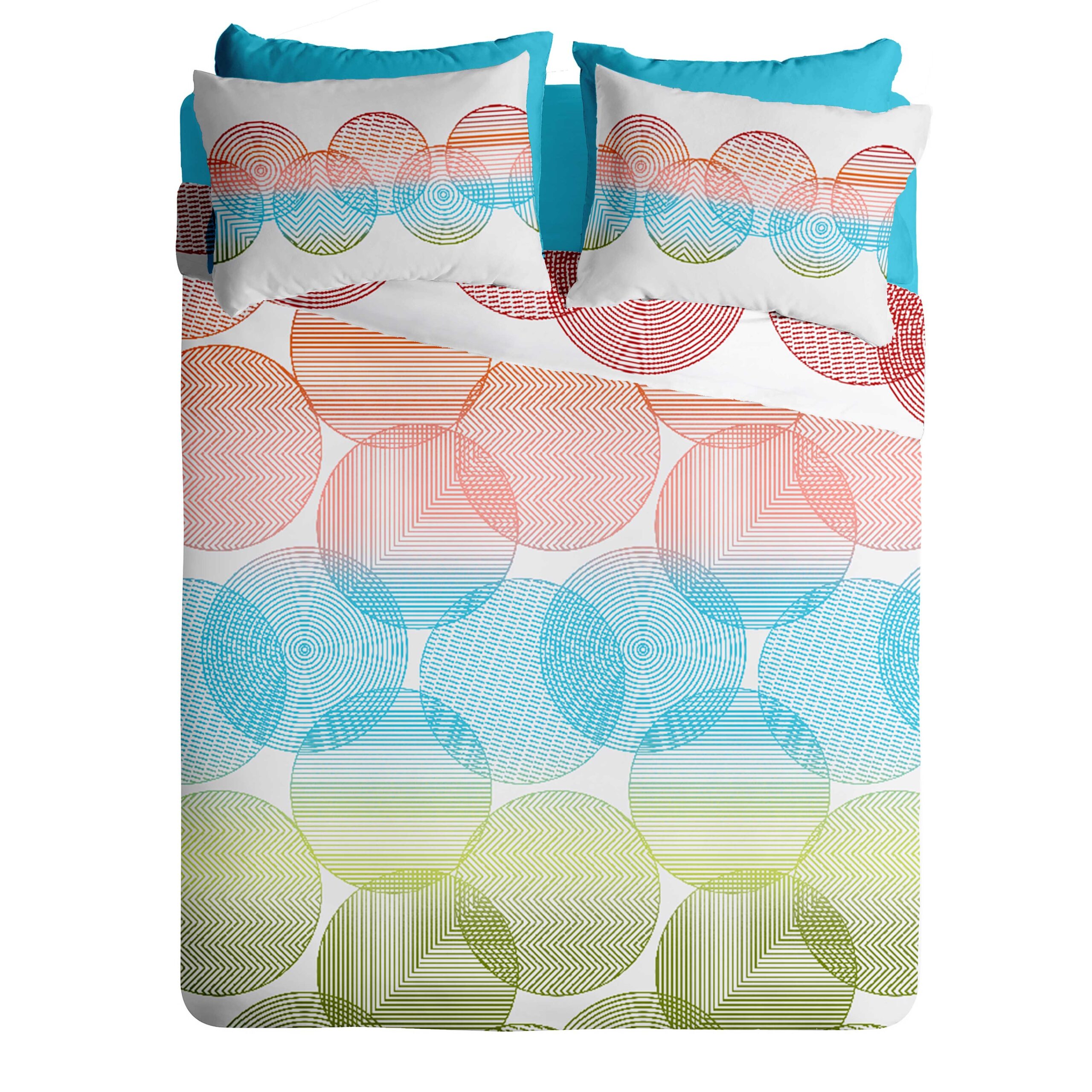 Lenjerie pat Renforce desen NIRVANA V1+unicolor Lenjerie pat Renforce desen NIRVANA V1+unicolor