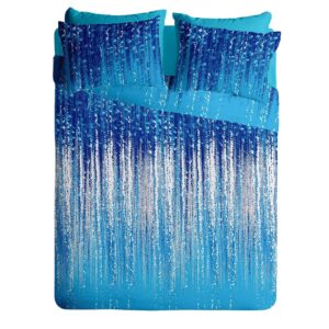 Lenjerie pat Renforce 100% bumbac, desen STARDUST V3, cod RIU