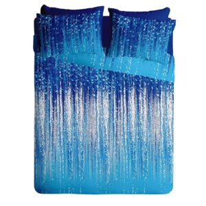 Lenjerie pat Renforce 100% bumbac, desen STARDUST V3, cod RIU