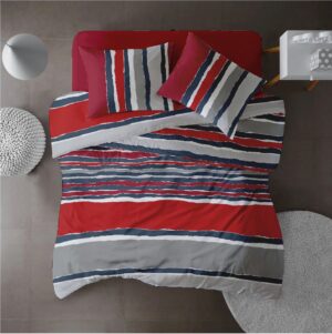 Lenjerie pat Renforce 100% bumbac, desen VIBE V2