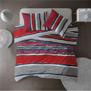 Lenjerie pat Renforce 100% bumbac, desen VIBE V2