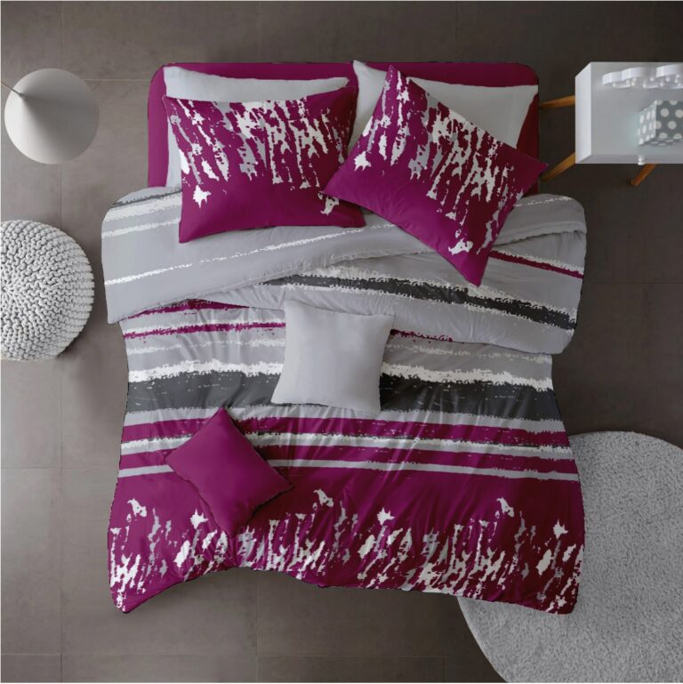 Lenjerie pat Renforce 100% bumbac, desen GRUNGE V3