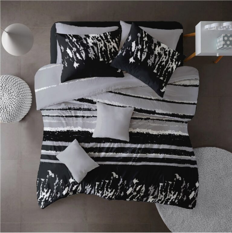 Lenjerie pat Renforce 100% bumbac, desen GRUNGE V2